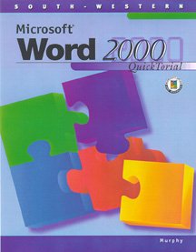 Microsoft Word 2000 QuickTorial,Used