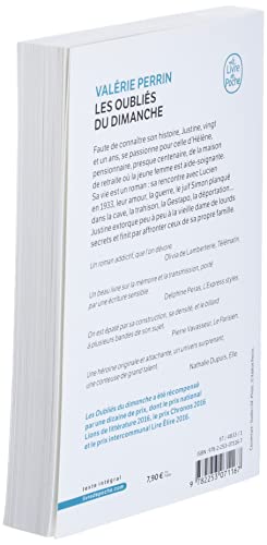 Les Oublis du dimanche: Prix Choix des libraires Littrature 2018,Used
