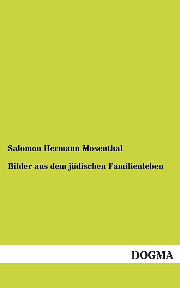 Bilder aus dem juedischen Familienleben (German Edition),Used