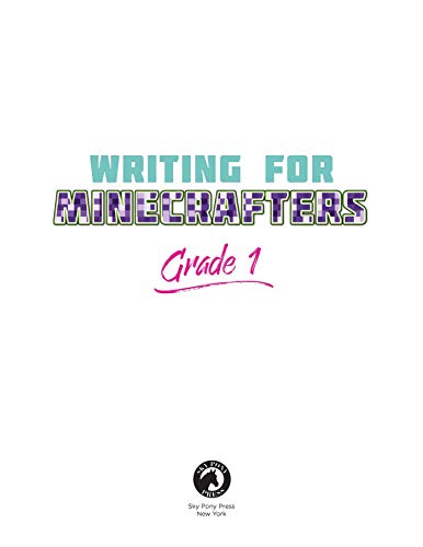 Writing for Minecrafters: Grade 1,New