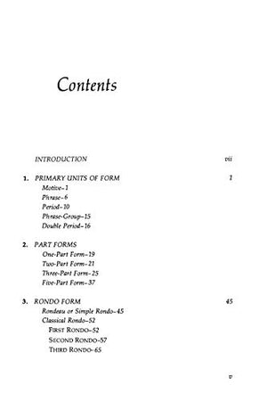 Basic Forms In Music,New