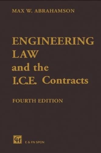 Engineering Law And The I.C.E. Contracts,Used