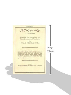 Selfknowledge: Atmabodha,New