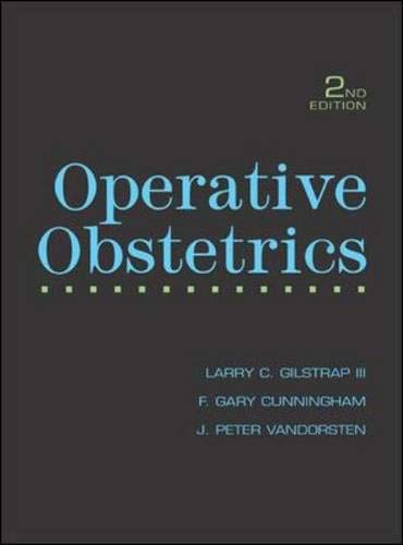 Operative Obstetrics,New