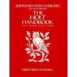 The Holt Handbook: Supplement Exercises,Used