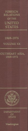 Foreign Relations of the United States: 19691976, Southeast (Volume 20),Used