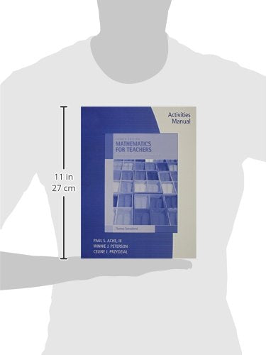 Activities Manual for Sonnabend's Mathematics for Elementary Teachers, 4th,Used