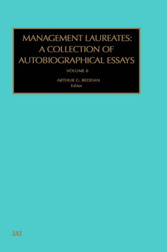 Management Laureates: A Collection of Autobiographical Essays