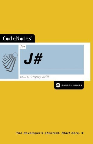 CodeNotes for J#,Used