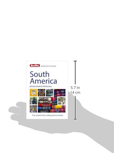 Berlitz Language: South America Phrase Book & Dictionary: Brazilian Portuguese, Latin American Spanish, Mexican Spanish & Quechu,Used
