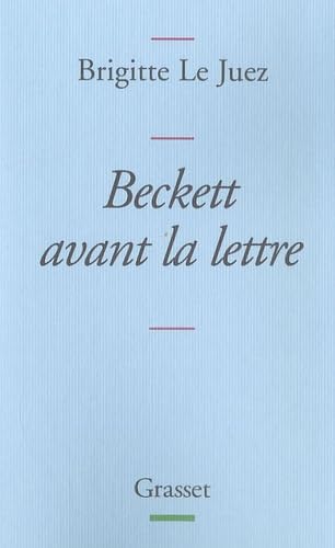 Beckett avant la lettre,Used