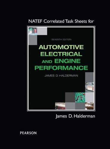 NATEF Correlated Task Sheets for Automotive Electrical and Engine Performance,Used