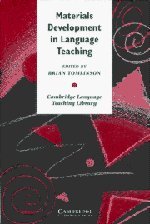 Materials Development in Language Teaching (Cambridge Language Teaching Library),Used