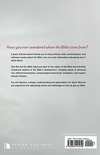 How We Got Our Bible: Third Edition,Used