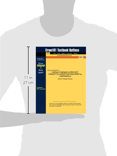 Outlines & Highlights for Biology: Concepts & Investigations Brief,Used