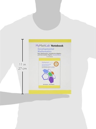MyLab Math Notebook for Developmental Mathematics: Basic Mathematics, Introductory Algebra, and Intermediate Algebra,Used
