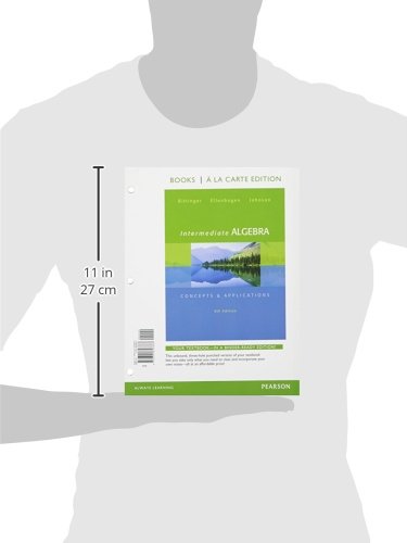 Intermediate Algebra: Concepts & Application, Books a la Carte Edition,Used