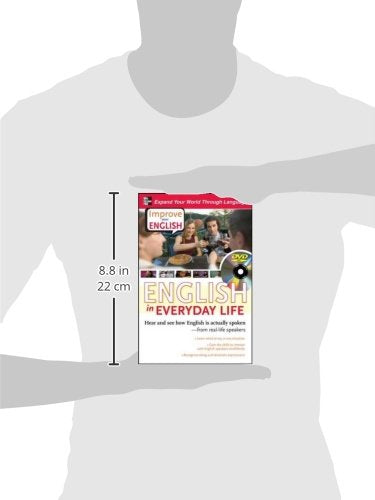 Improve Your English: English in Everyday Life (DVD w/ Book): Hear and see how English is actually spokenfrom reallife speake,Used