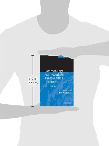 Common Legal Framework for Takeover Bids in Europe 2 Volume Hardback Set: Volume (Law Practitioner Series),Used