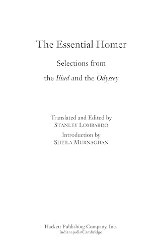 The Essential Homer (Hackett Classics),New