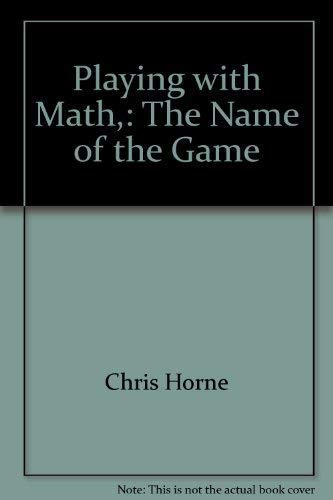 Playing with Math: The Name of the Game (Book & CDROM),Used