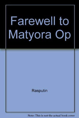 Farewell to Matyora,Used