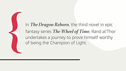Dragon Reborn (The Wheel Of Time, Book 3),Used