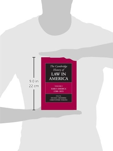 The Cambridge History of Law in America (Volume 1),Used