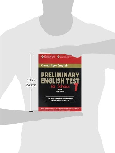 Cambridge Preliminary English Test for Schools 1 Student's Book with Answers: Official Examination Papers from University of Cam,Used