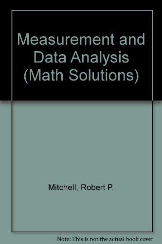 Measurement and Data Analysis (Math Solutions),Used