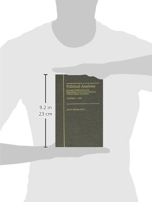 Political Analysis: An Annual Publication of the Methodology Section of the American Political Science Association, Vol. 4, 1992,Used
