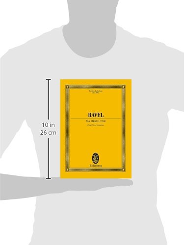 MA MERE L'OYE FOR ORCHESTRA STUDY SCORE (Eulenburg Miniature Scores),Used