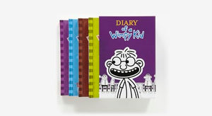Diary of a Wimpy Kid Box of Books 58 Hardcover Gift Set: Ugly Truth, Cabin Fever, The Third Wheel, Hard Luck,New