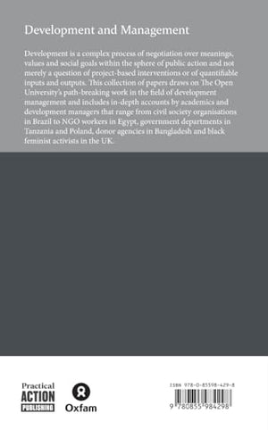 Development and Management: Experiences in ValueBased Conflict (Development in Practice Reader),Used
