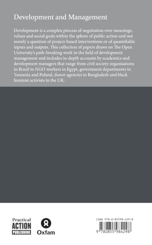 Development and Management: Experiences in ValueBased Conflict (Development in Practice Reader),Used