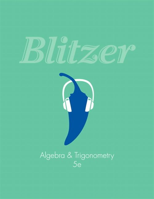 Algebra and Trigonometry (5th Edition),Used