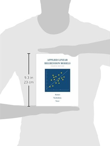 Applied Linear Regression Models 4th Edition with Student CD (McGraw Hill/Irwin Series: Operations and Decision Sciences),Used