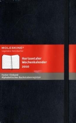 Moleskine Weekly Planner Horizontal 12 Month Large Black