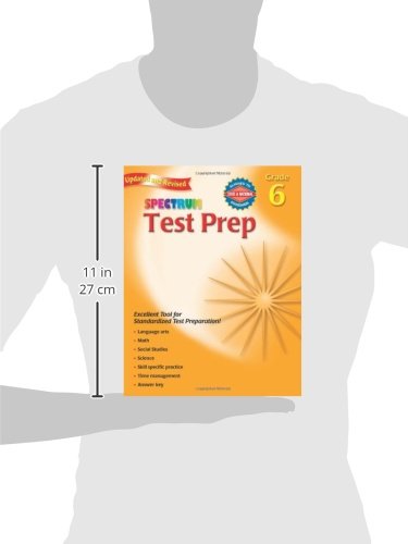 Test Prep, Grade 6 (Spectrum),Used