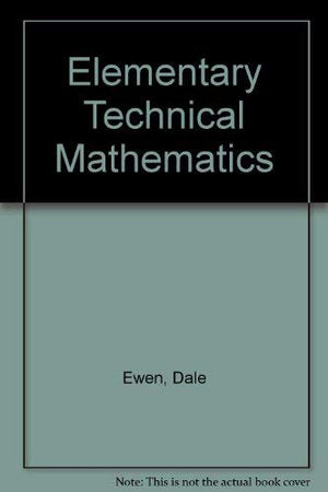 Elementary Technical Mathematics, 6th,Used