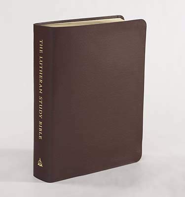 Esv Lutheran Study Biblesangria Genuine Leather