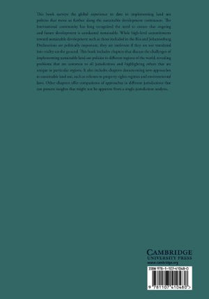 Land Use Law for Sustainable Development (IUCN Academy of Environmental Law Research Studies),Used