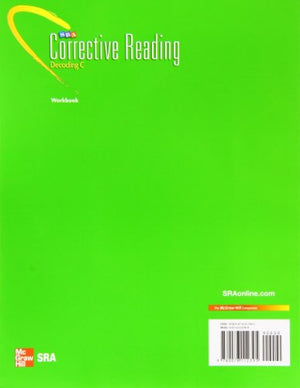 Corrective Reading: Decoding C  Skill Applications Workbook (CORRECTIVE READING DECODING SERIES),Used
