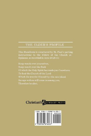 The Elders Handbook  A Practical Guide for Church Leaders,Used