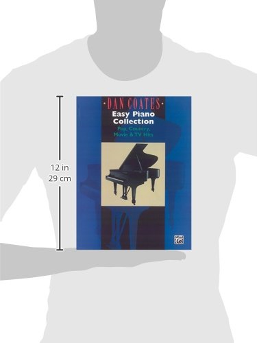 Dan Coates Easy Piano Collection: Pop, Country, Movie & TV Hits,Used