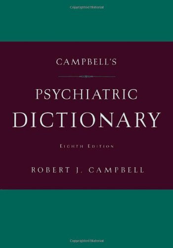 Campbell's Psychiatric Dictionary,Used