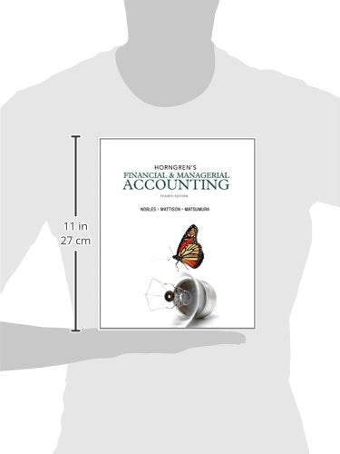 Horngren's Financial & Managerial Accounting (4th Edition),Used