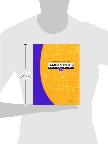 Saxon Math 8/7 with Prealgebra: Solutions Manual,New