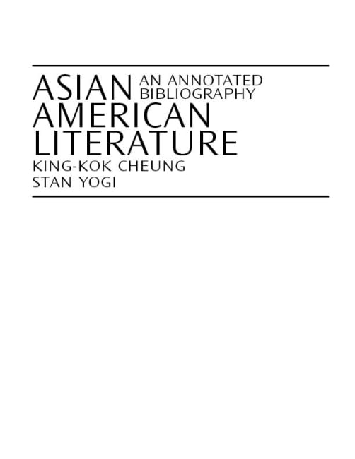 Asian American Literature,Used