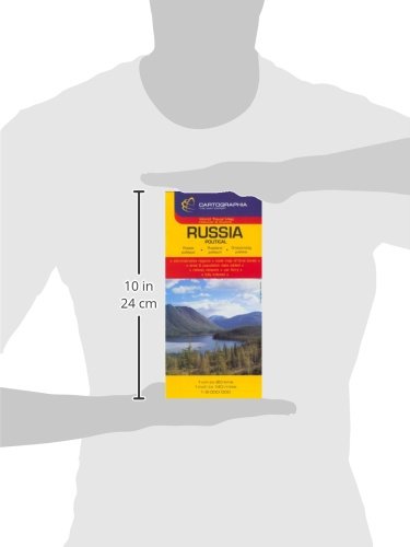 Mapa Cartographia Rusia poltico (English, French and German Edition),Used